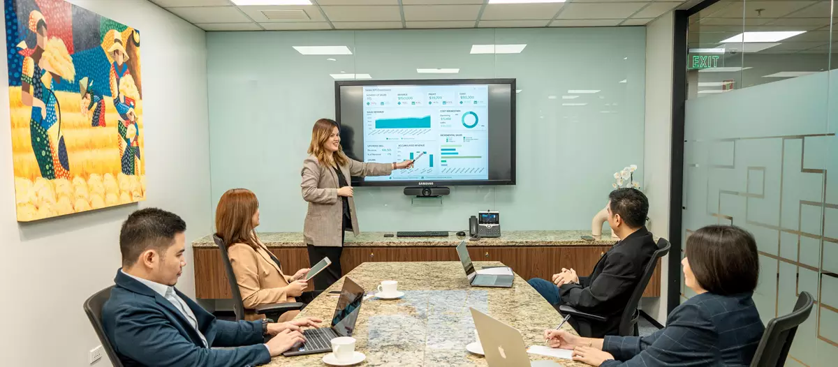 Serviced Office, Philippines Stock Exchange Tower, Bonifacio, Metro Manila, boardroom