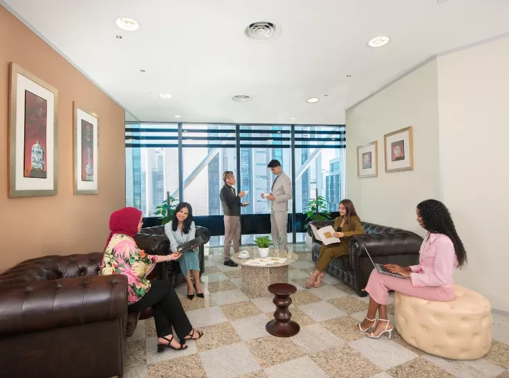 Virtual Office, Ilham Tower, Malaysia, Kuala Lumpur, Coworking Lounge Area